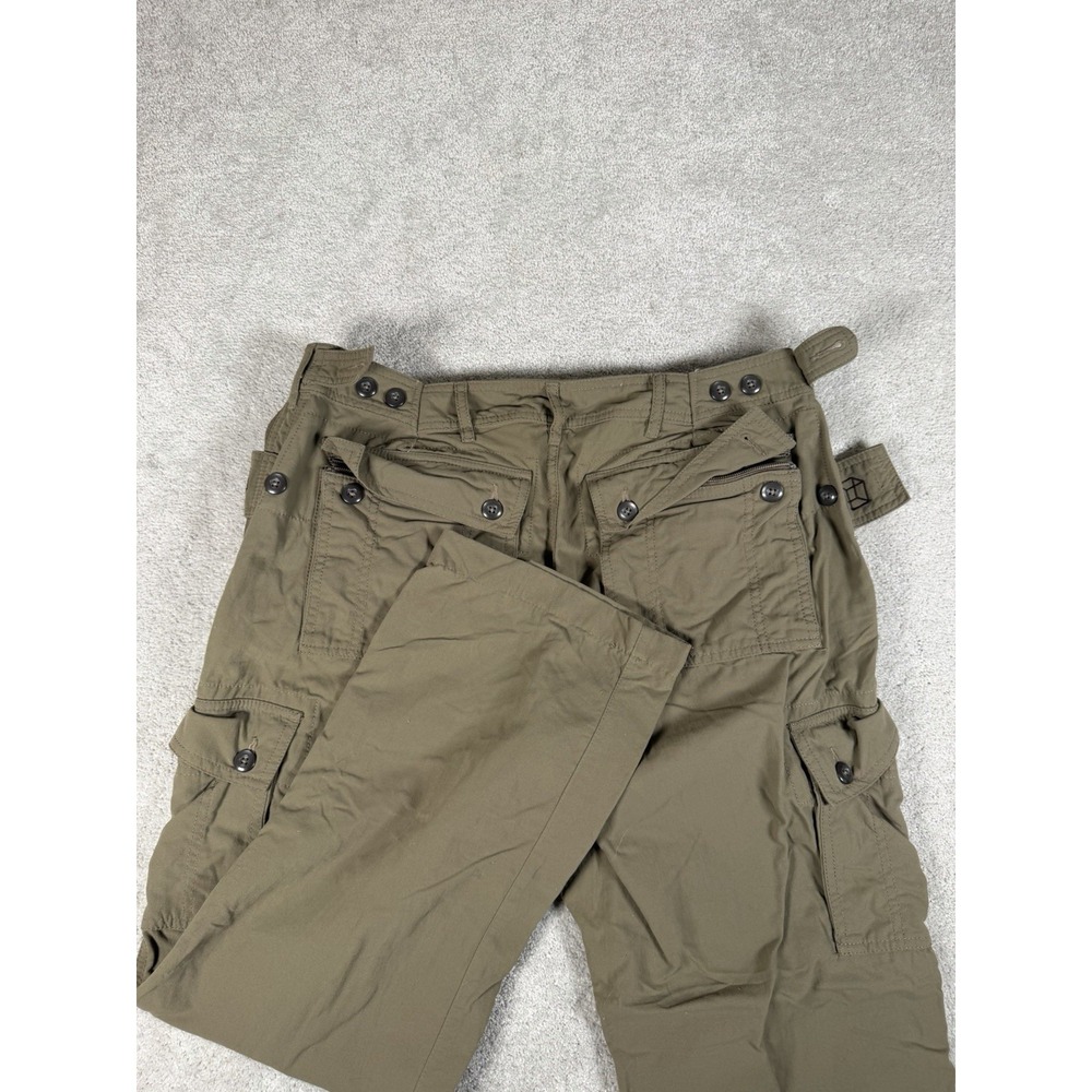 Clothing Arts Pants 34x28* Green Cargo Adventure Traveler Pick‎ Pocket Proof